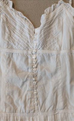 Zara pamučna haljina sa volanima vel. M