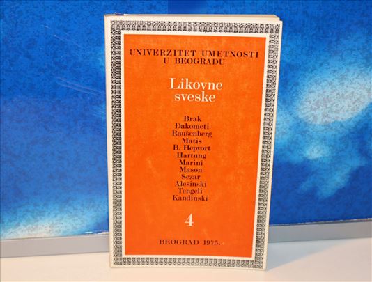 Likovne sveske 4 izbor članaka Nedeljko Gvozdanovi