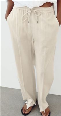 Nove Zara pantalone od mešavine lana 