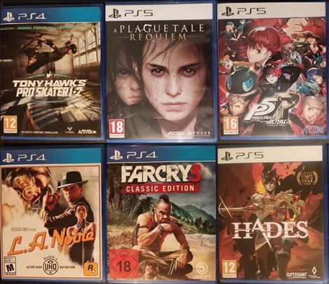 Playstation 4 i 5 igre na disku (PS4 PS5)