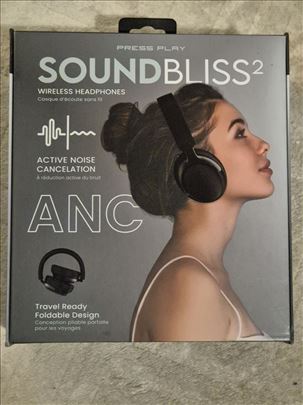 Slušalice SoundBliss 2, noise cancelation + poklon