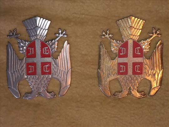 Srbski grb, orao, metalni 10 cm