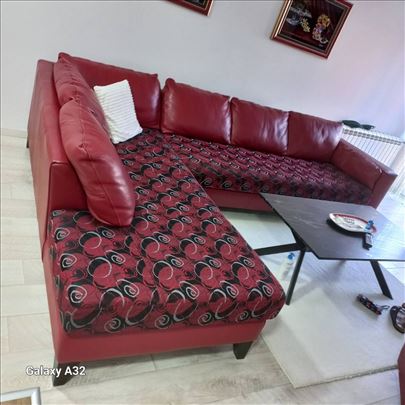 Ital sofa kozna garnitura