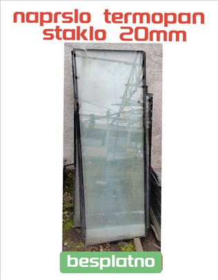 Naprslo termopan staklo 20mm 0din