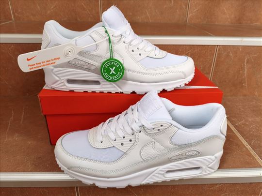 Nike Air Max 90 All White Nike Pakovanje-Novo-Vidi