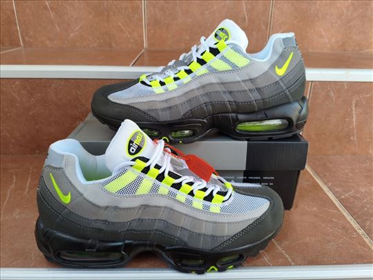 Nike Air Max 95 DK. Grey/Fluorescent Green/Black
