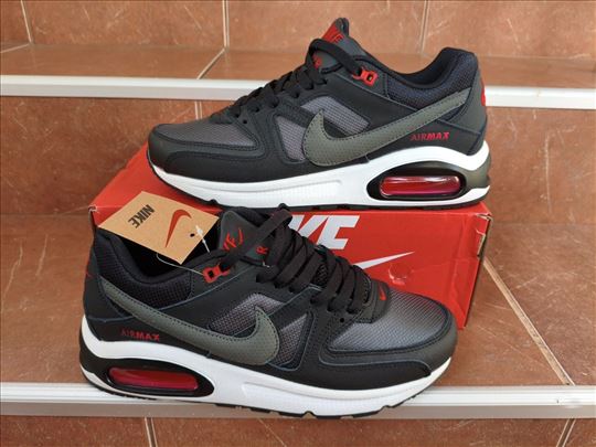 NIke Air Max Command Black/Dark Gray/Bright Red