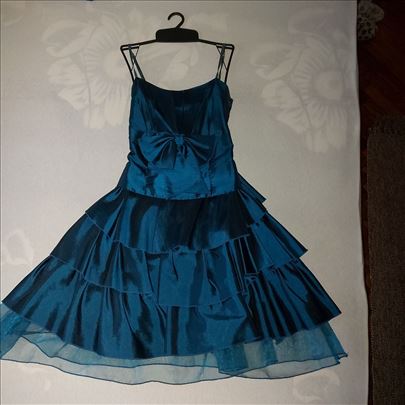 Haljina plava kratka preslatka