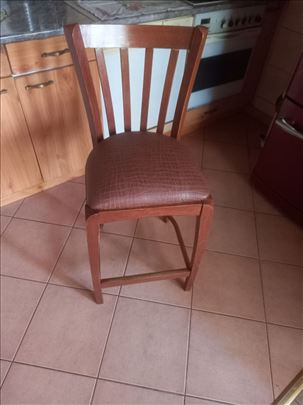 Barska stolica, puno drvo -retro