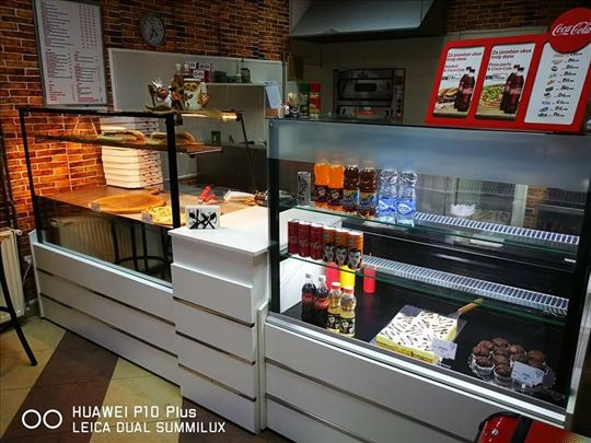 Komplet oprema tople, neutralne ,stone vitrine 