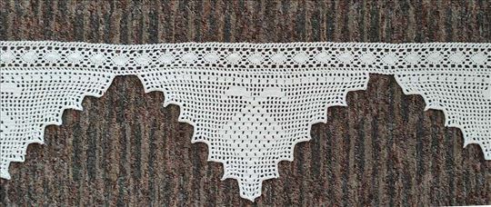 Kao draperija, traka za vitrinu ili našivak 