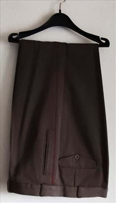 Oficirske sivo maslinaste Beko pantalone br. 56 