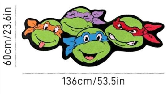 Ninja Turtles Nindža kornjače prostirka 60×136cm
