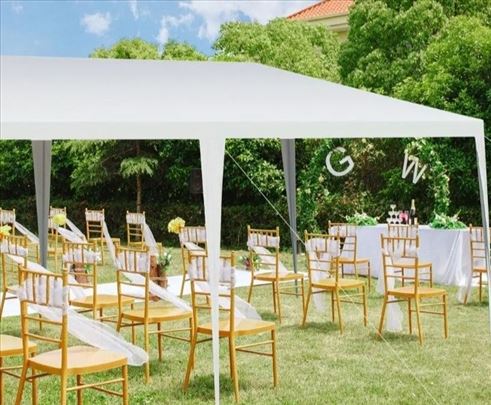 Beli Paviljon-Tenda 6x3m novo bez stranica akcija