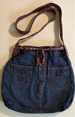 Unikatna torba od teksasa 37 x 35 cm