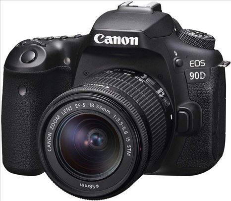 Canon EOS 90D Single Lens Reflex Camera, 32.5 MP, 