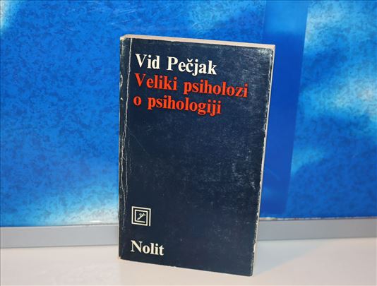 veliki psiholozi o psihologiji vid pečjak
