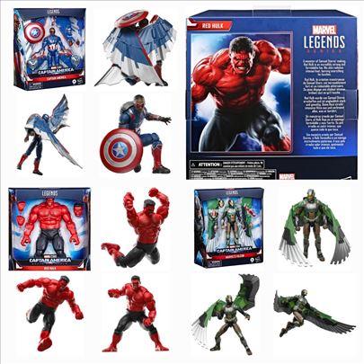 Marvel Falcon,Red Hulk ili Captain America Brave 