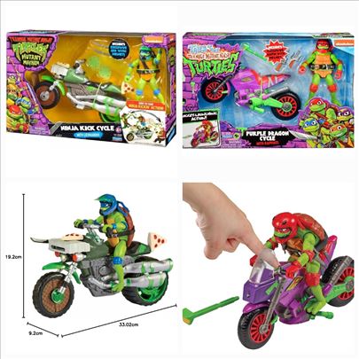 Nindža kornjače Leonardo i Ninja Kick motor
