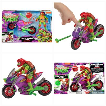 Nindža kornjače Rafaelo i motor