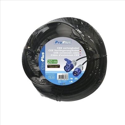 ProPlus 20 metara 3x2,5mm2 CEE produžni kabl 3500W