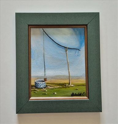 Ulje na platnu - Đeram, prelepa slika!