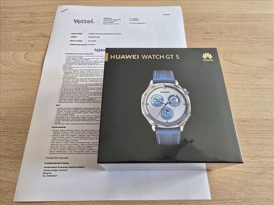 Huawei Watch GT 5 blue / Gar. do 31.03.2028 / Nov