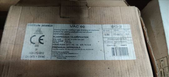 Žica za Mig zavarivanje - SG2 0.6, 5kg, nekorišćen