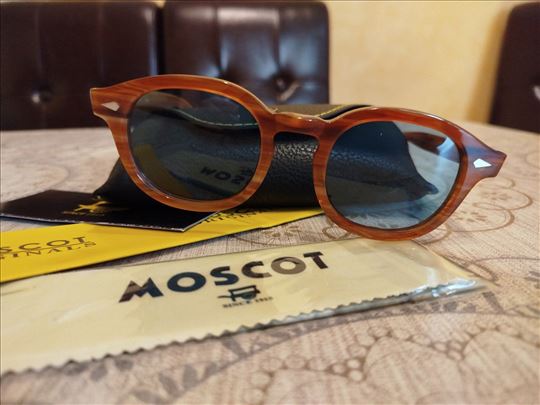 Moscot Lemtosh Blond/Light Blue size L polarizovan