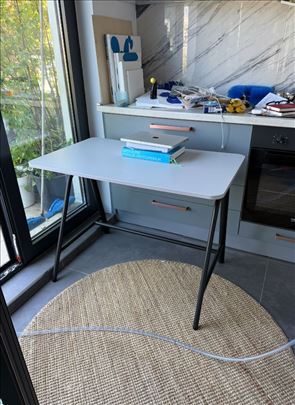 Podesivi radni sto, svetlosiva/boja antracita Ikea