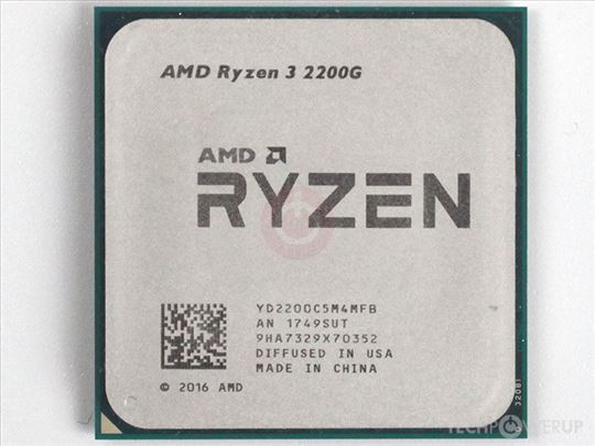 Quad Ryzen 3 2200G + DC kuler garancija 12 meseci