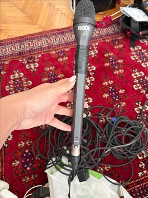 Røde reporter mikrofon + XLR kabl