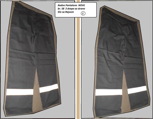 Radni kombinizon/radne pantalone/radno odelo 