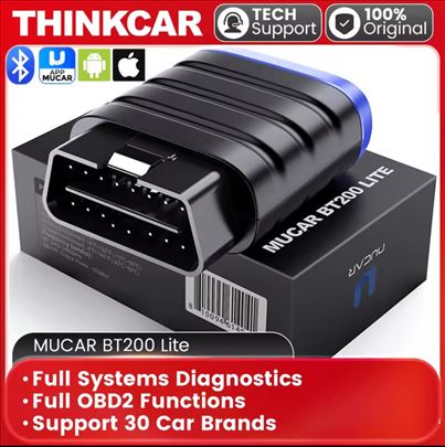 Novo - Mucar BT200 Lite OBD2 iOS / Android Auto Di