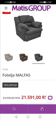 Prodajem fotelju sa slike 