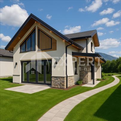 Kuća - novogradnja, 150 m2, na  placu  od  650 m2 