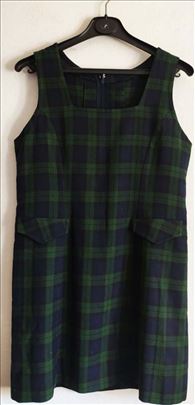 Vintage unikatna karo haljina vel. M 