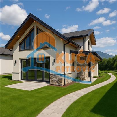 Kuća - novogradnja, 150 m2, na  placu  od  650 m2 
