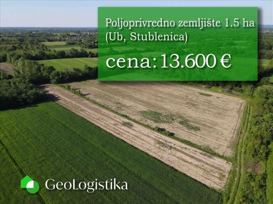 Poljoprivredno zemljište 1.5 ha 