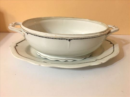 Porcelanska činija za supu sa tanjirom - Rheinkron