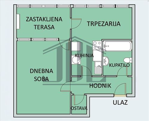 Stan na prodaju 37+7m2, Konjarnik, ID2328
