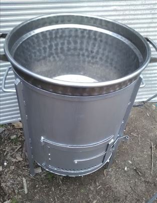 Kazan za mast (ložište od crnog lima) 40 - 130l