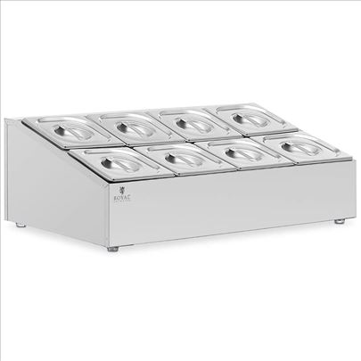 Royal Catering Inox držač pult Sa 8 GN posuda