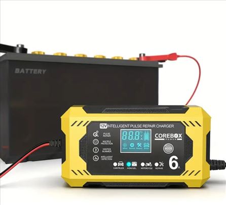 Automatski punjač za akumulator - 12V - 6A