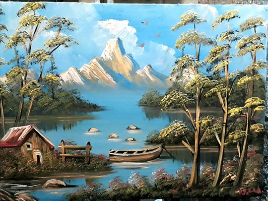 10 umetnickih slika 70x50cm  cena po komadu