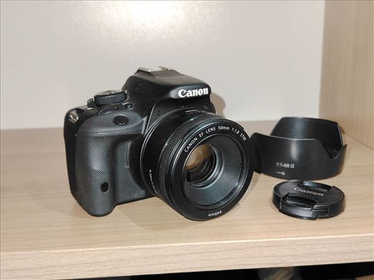 Canon 100D + 50mm 1.8 + 18-55 