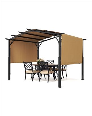 Pergola Metalni baštenski paviljon 3x3m