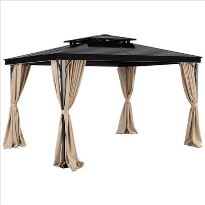 Zavesa za paviljon 2825x3425x2215mm Boja kaki