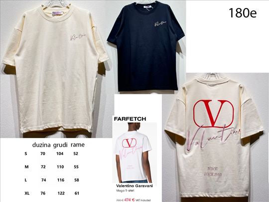 Valentino vrh sportske majice, hit 