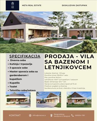 Vila sa predivnim pogledom na Kosmaj